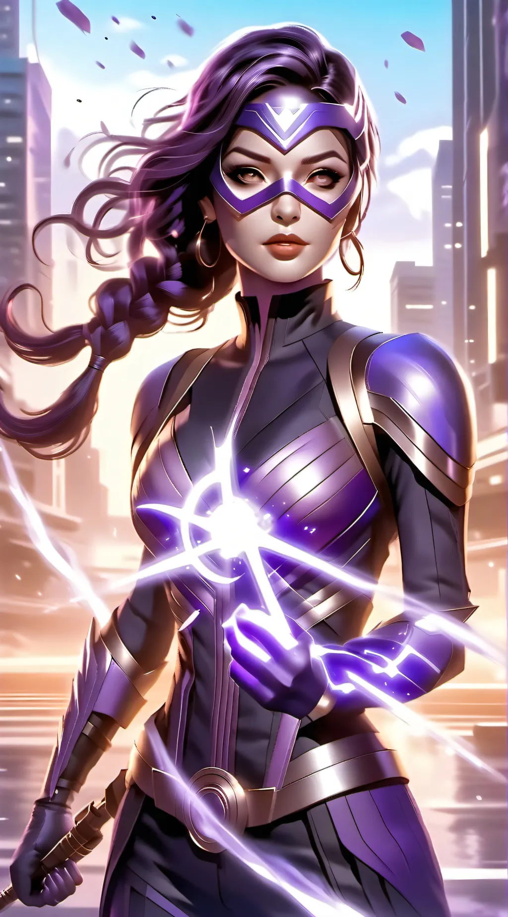 ai character: Wondergirl background