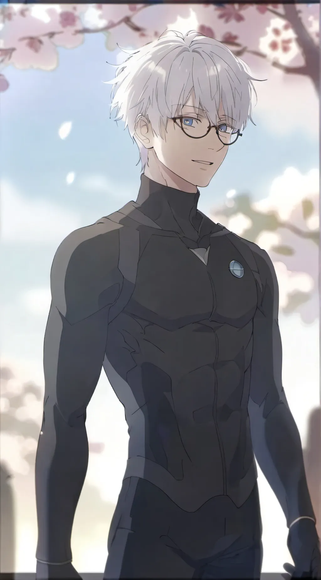 ai character: gojo saturo background