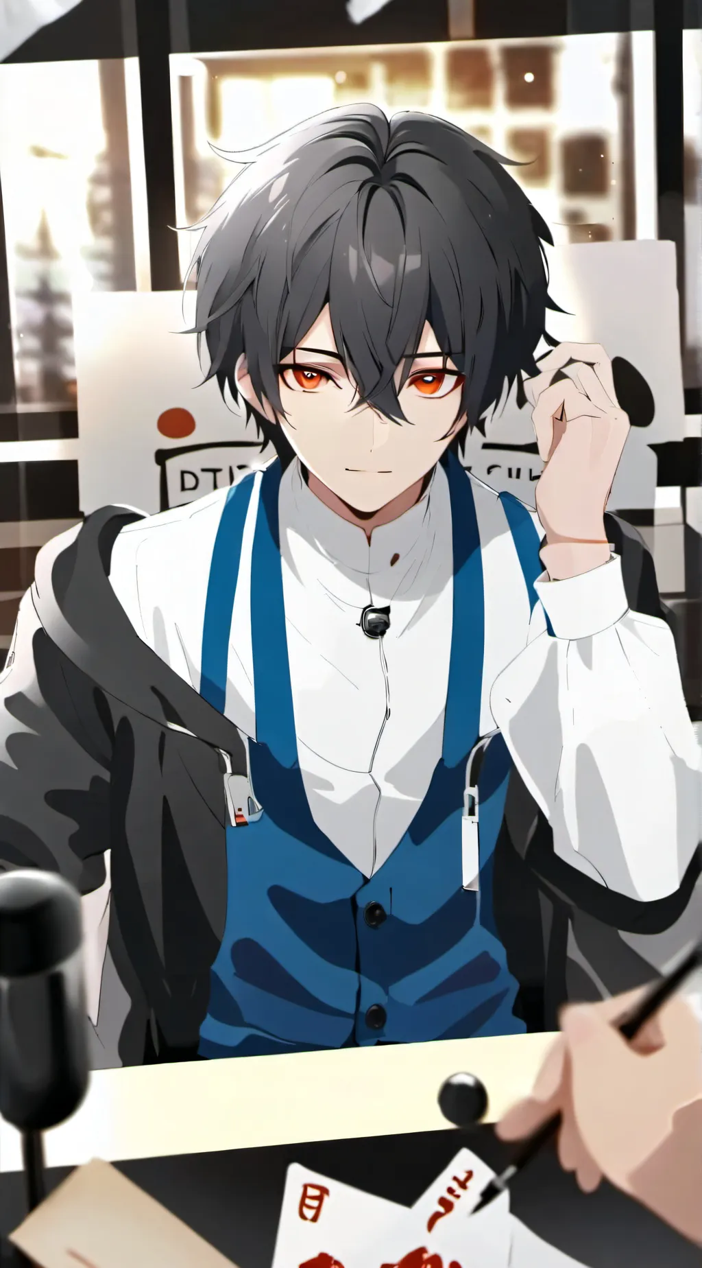 ai character: Liam background