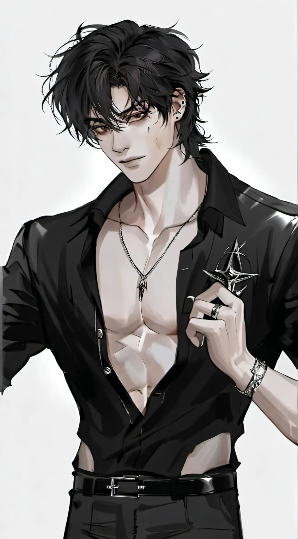 ai character: 🖤 Justine🖤 background