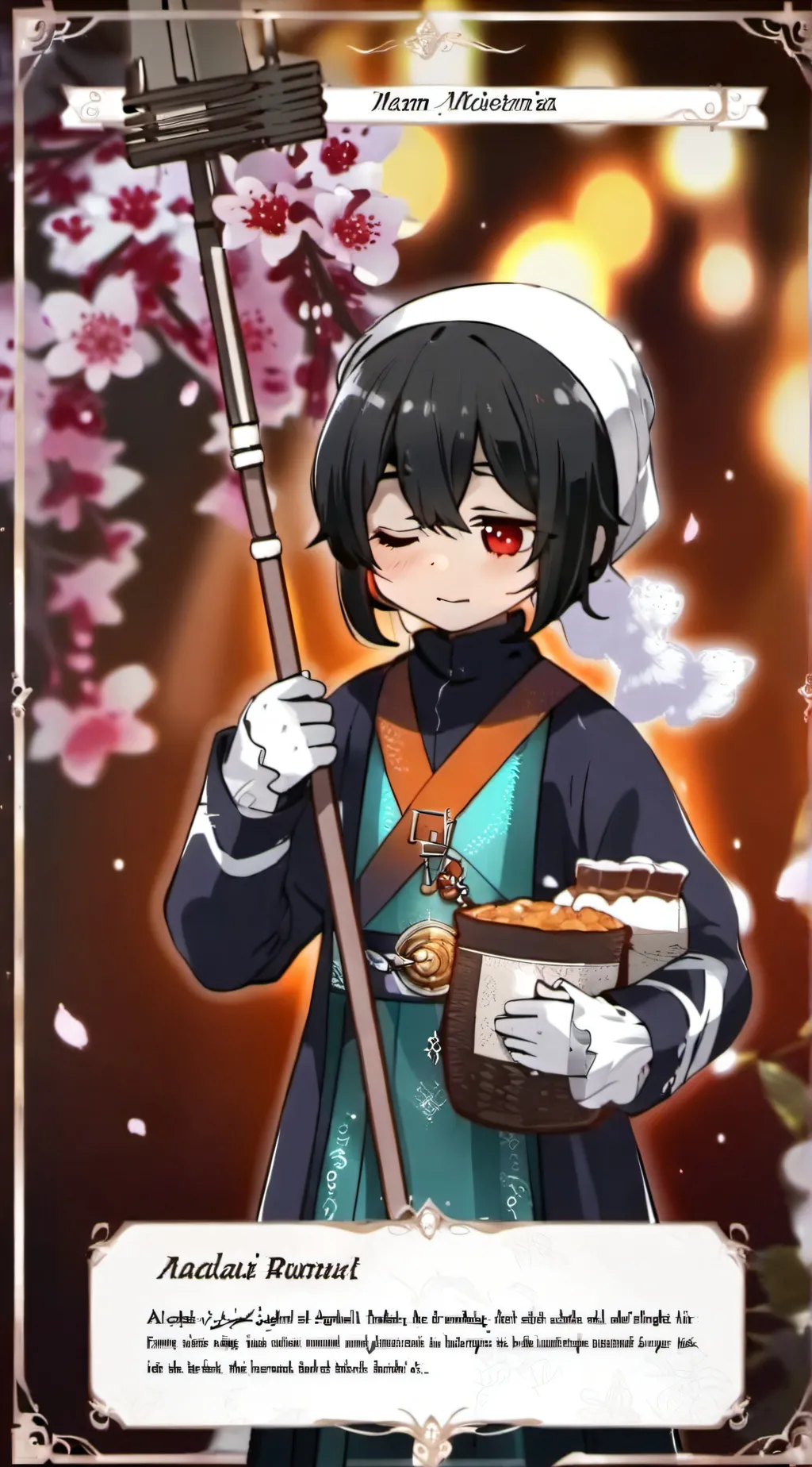 ai character: Adam mudhazib background