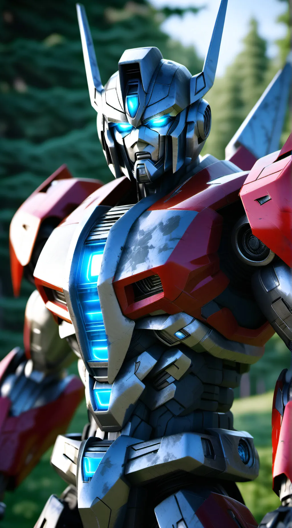 ai character: Transformers prime background