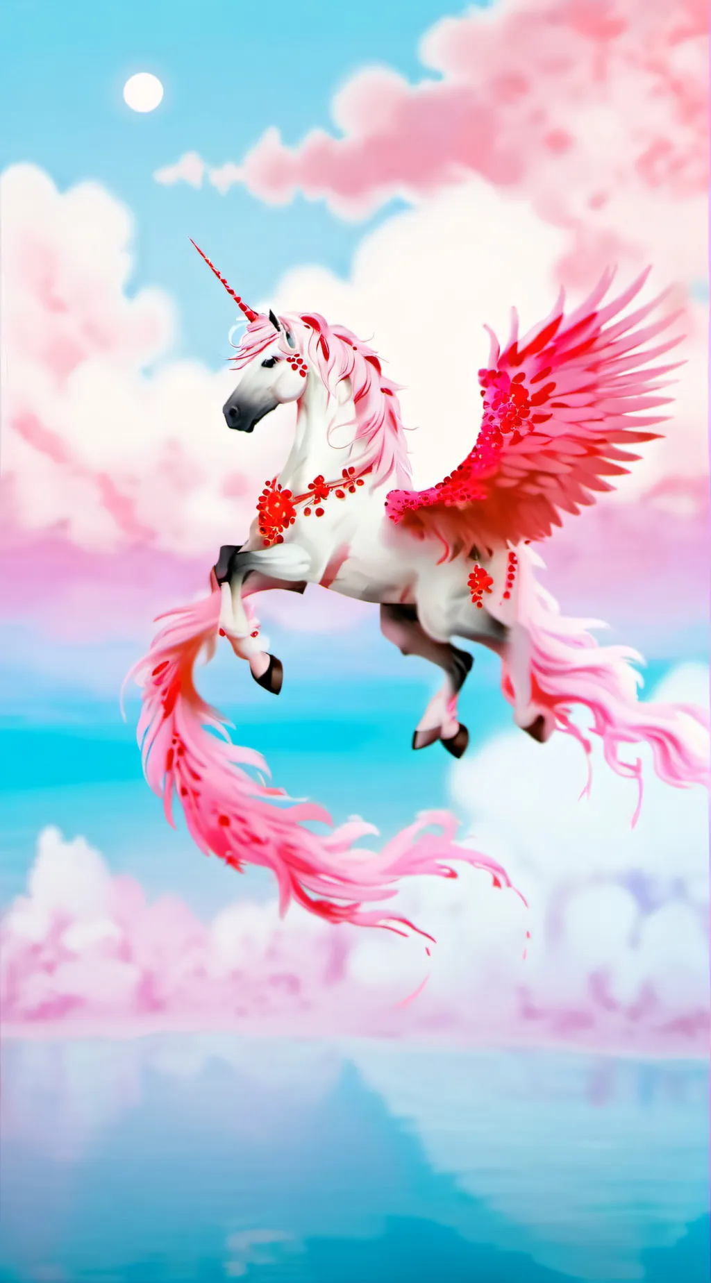 ai character: PINK FLUFFY UNOCOR background