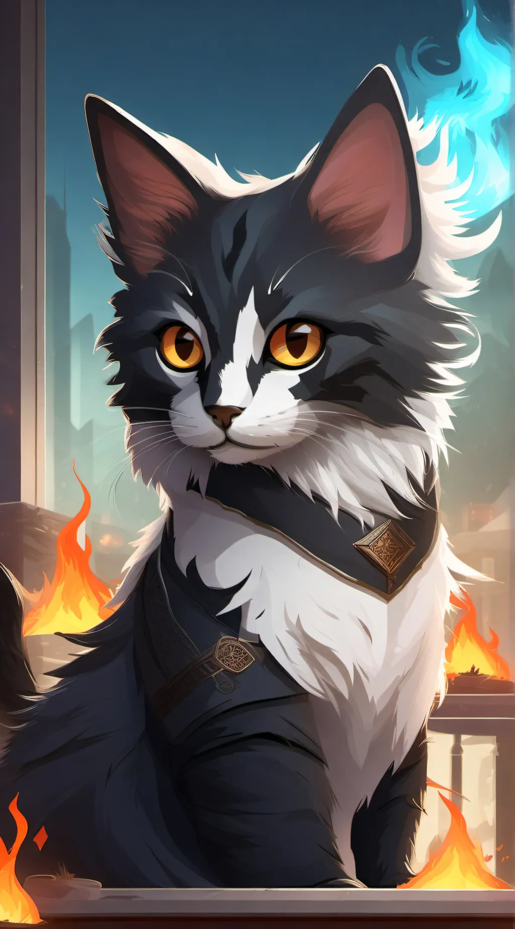 ai character: FPE dance battle background