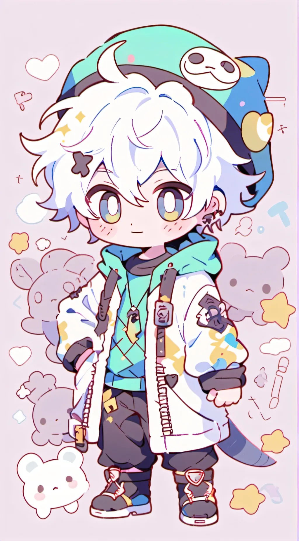 ai character: H background