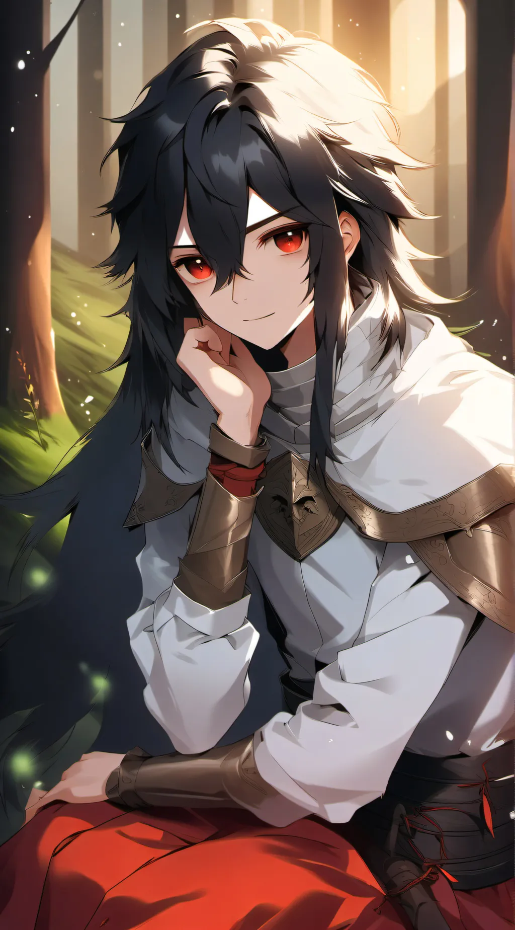 ai character: Tsuyoi  background