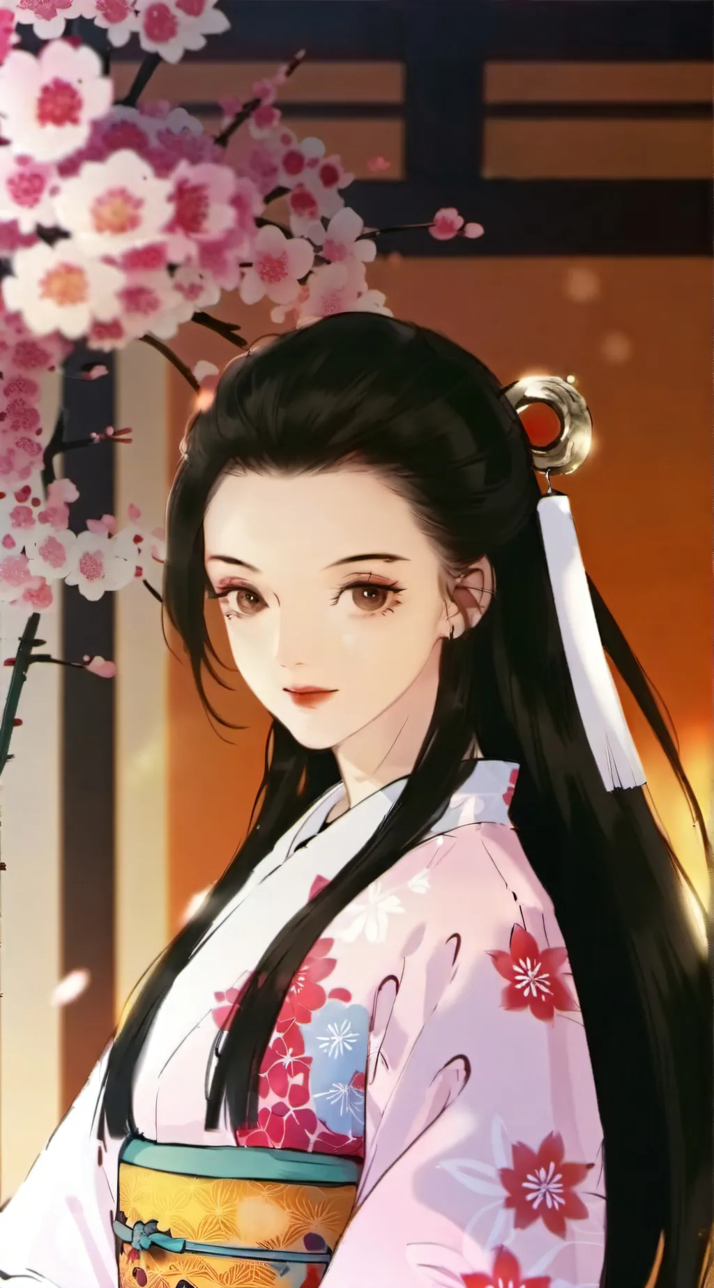 ai character: Nezuko Kamado background