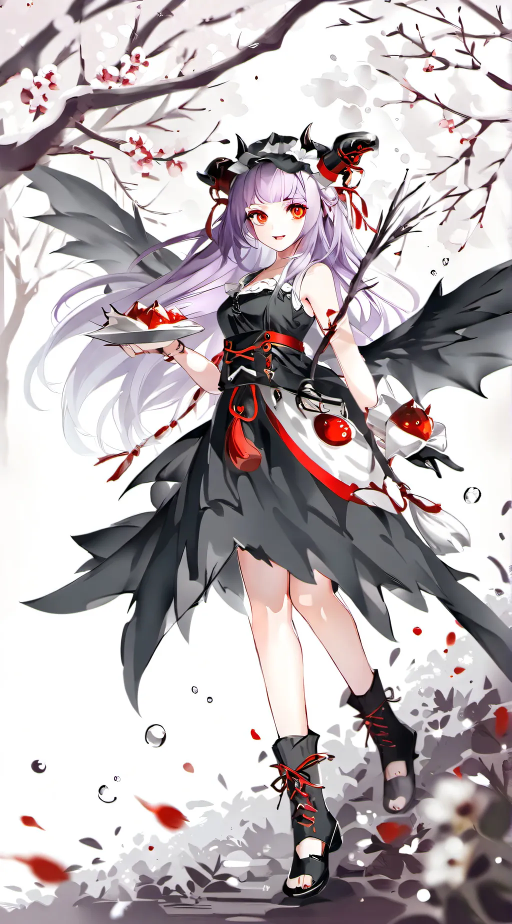 ai character: Demon Queen Saral background