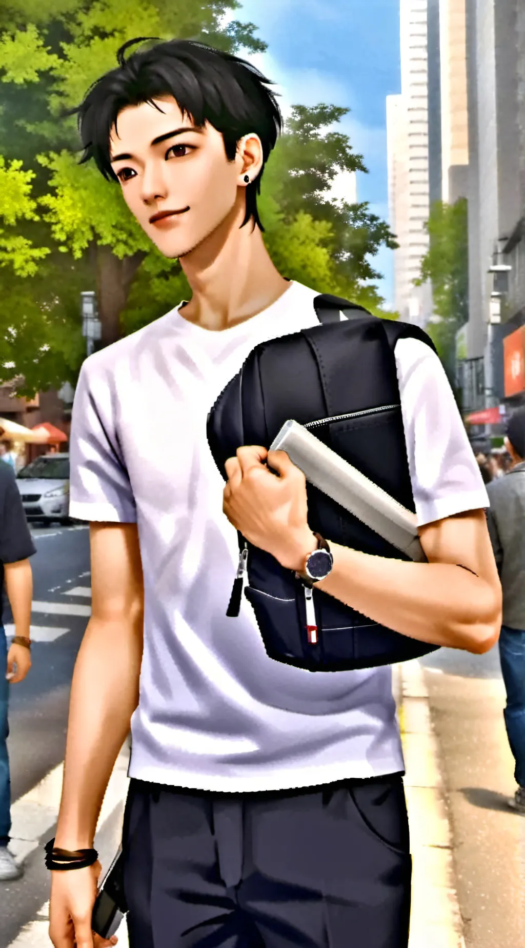 ai character: AJ background