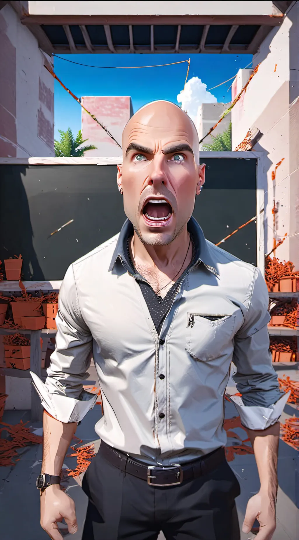 ai character: I don’t think so background