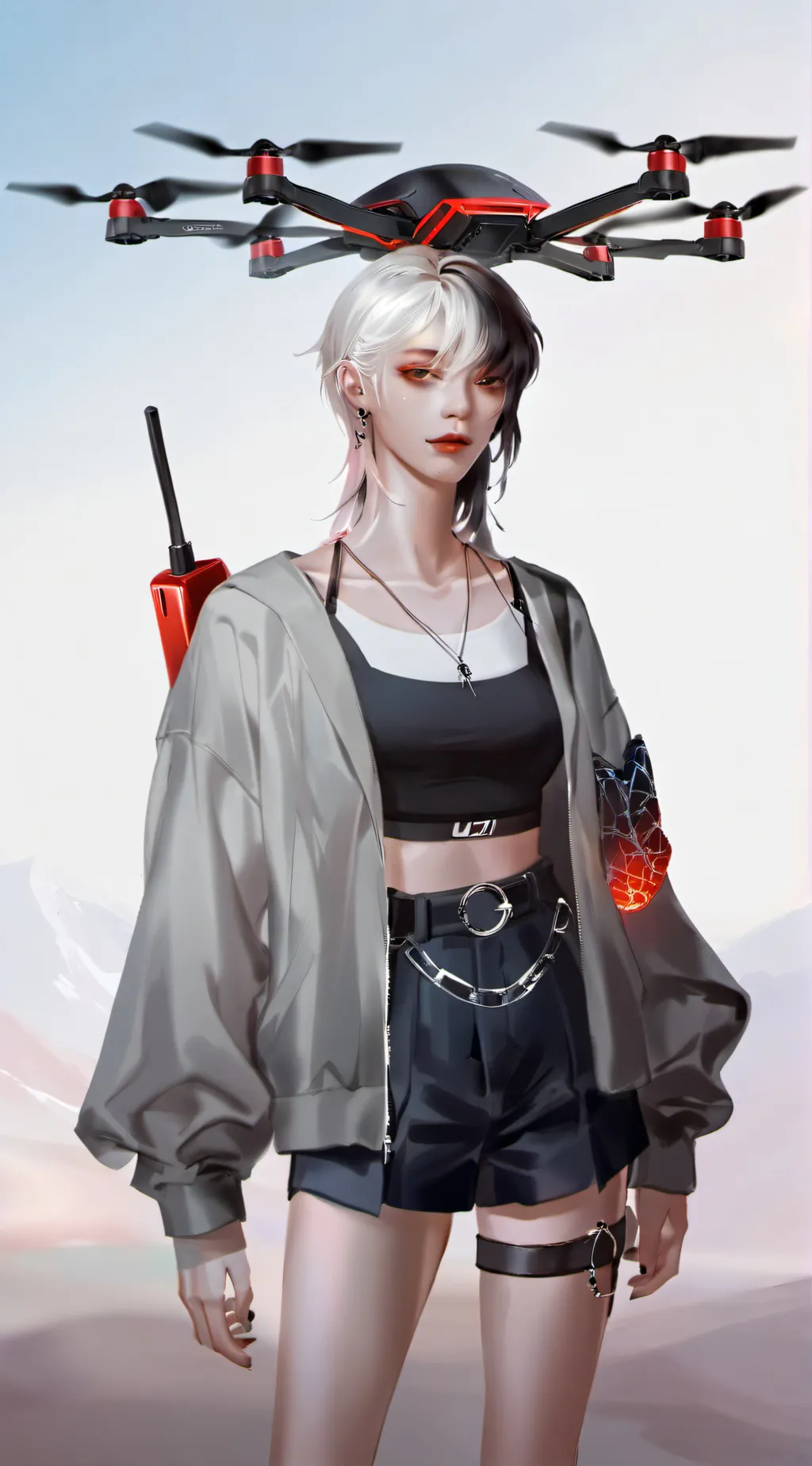 ai character: murder drones background