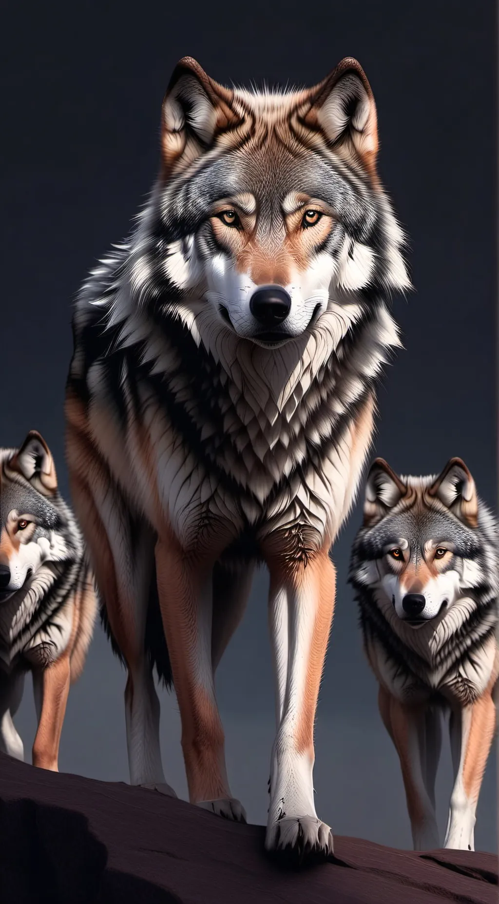 ai character: Wolf pack background