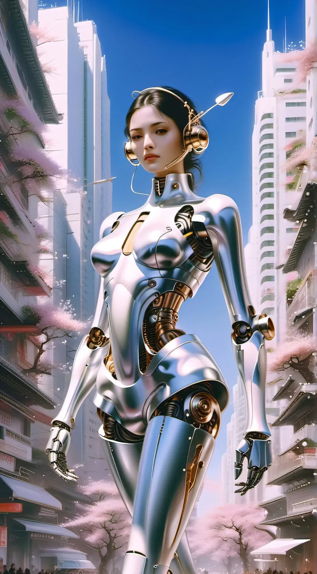 ai character: Very hot girl background