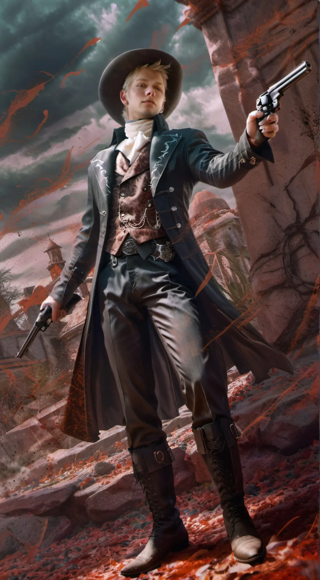 ai character: Caige background