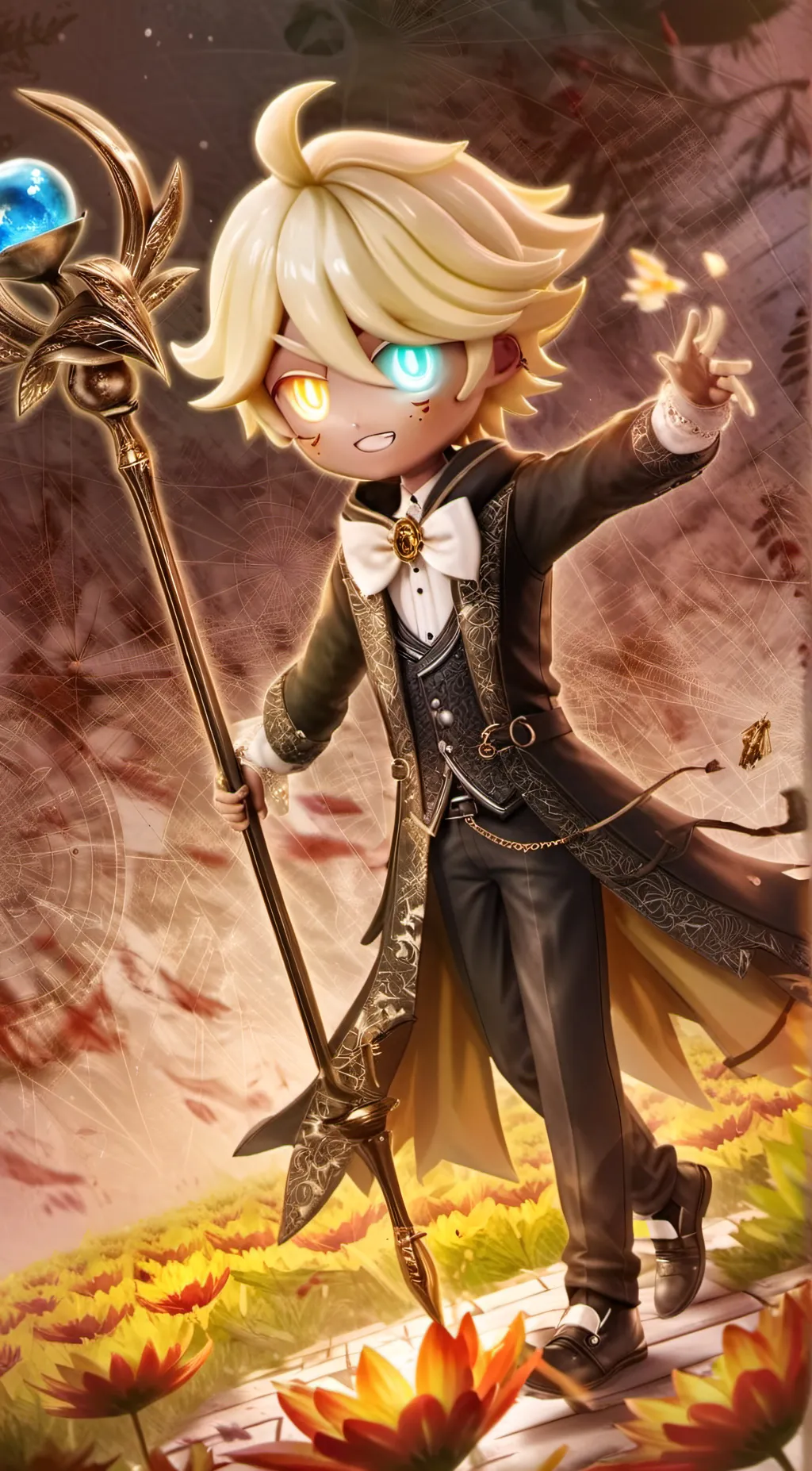 ai character: PureVanillaCookie background