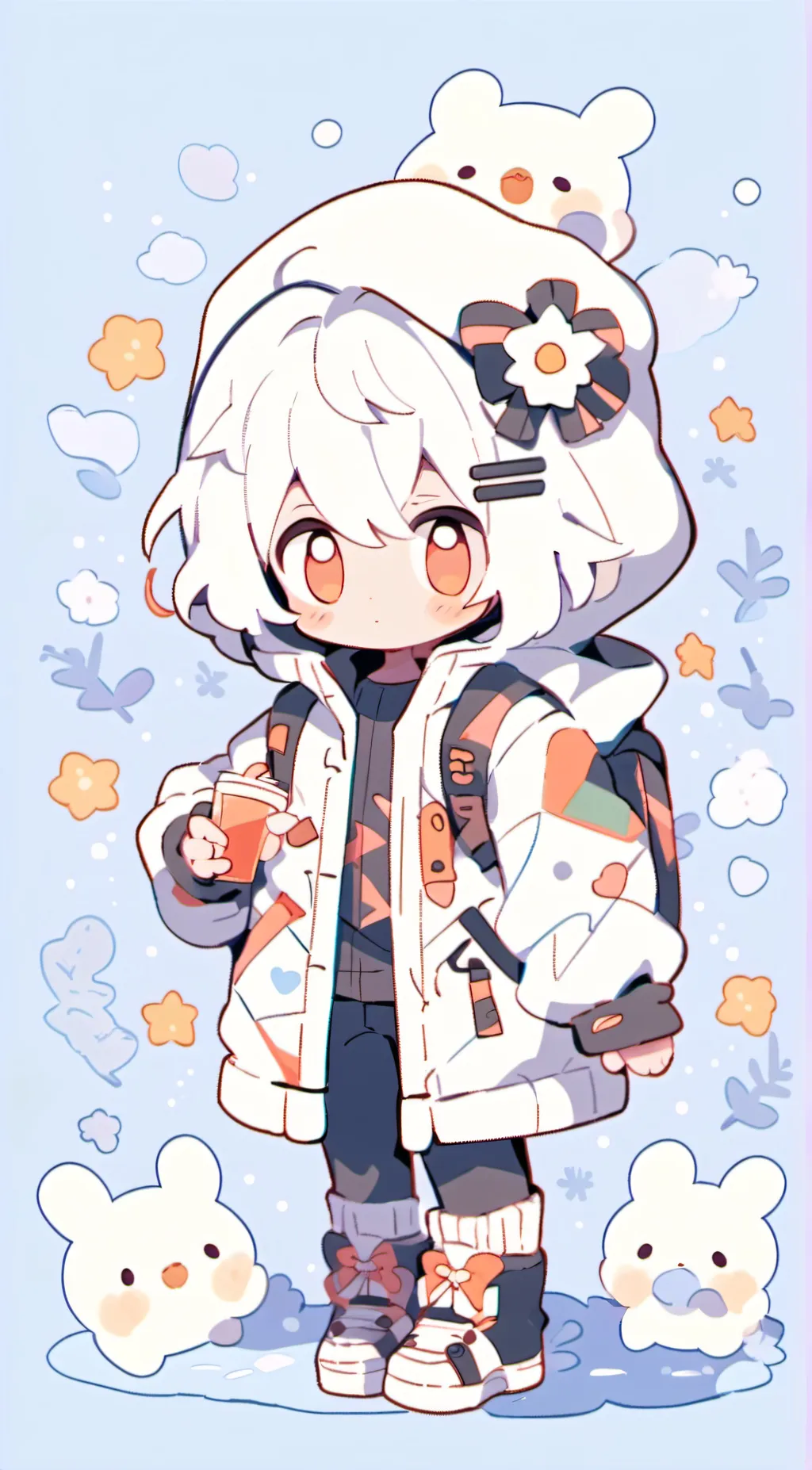 ai character: Fox background