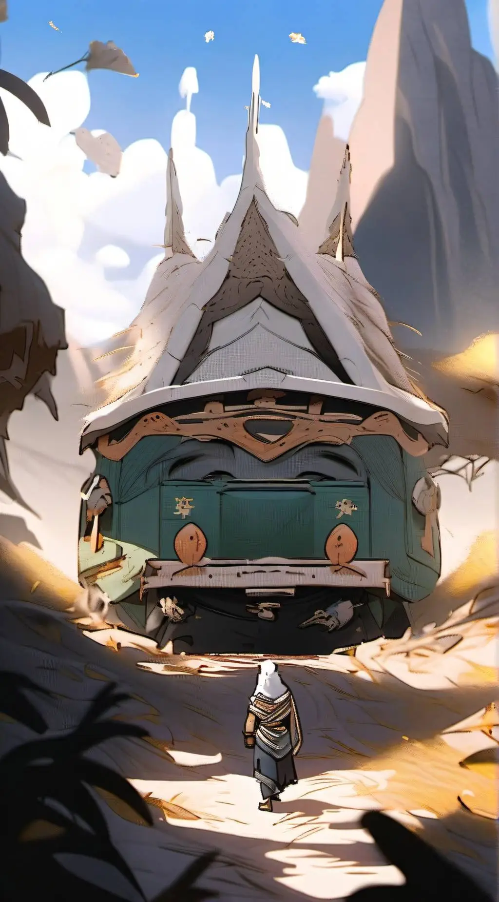 ai character: □The owl house□ background