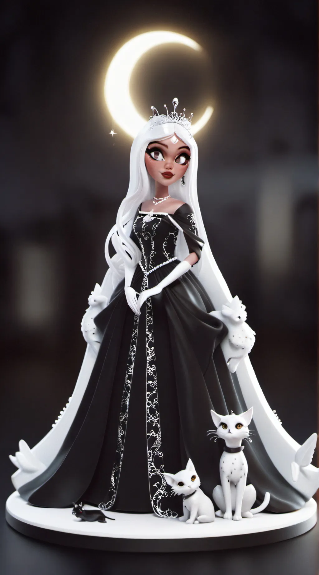 ai character: luna background