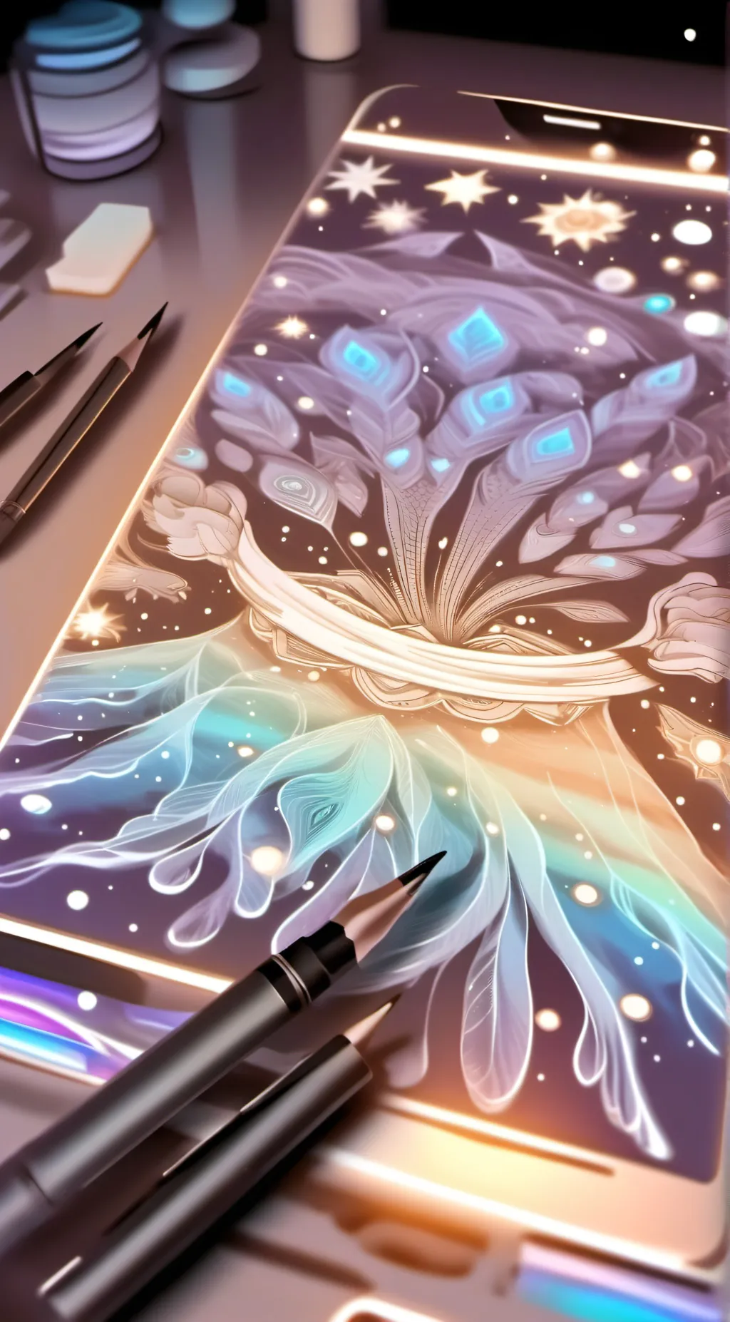 ai character: creator pad background