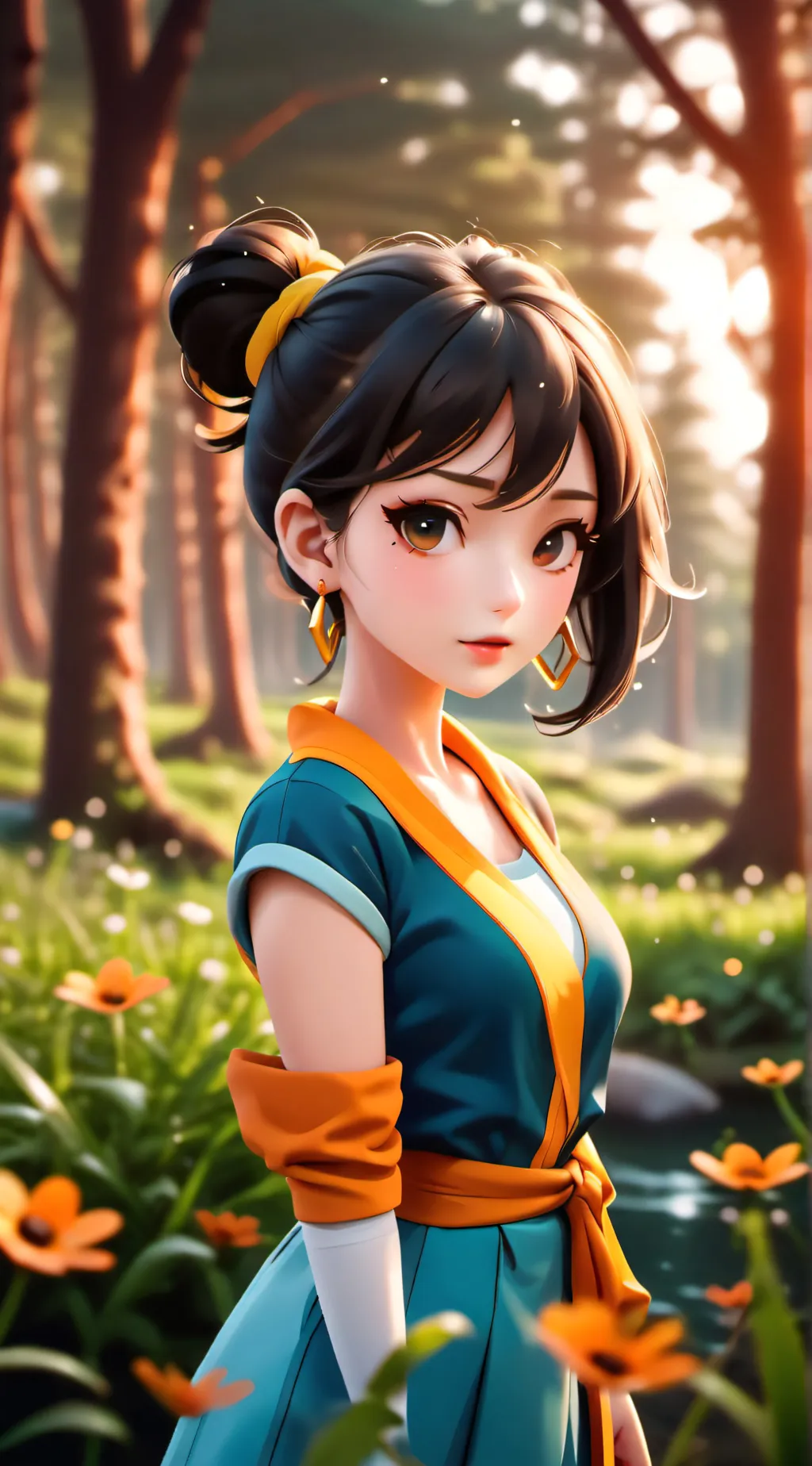 ai character: Sofia background