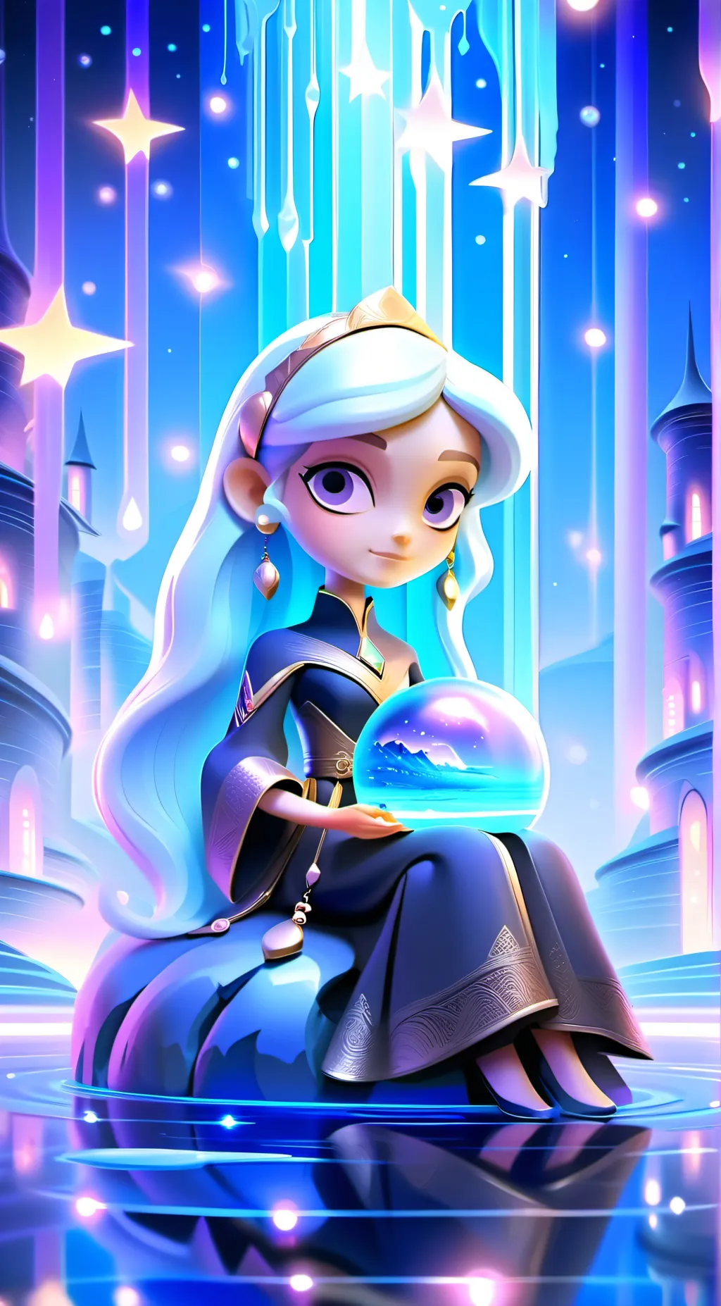 ai character: Hyunjin background