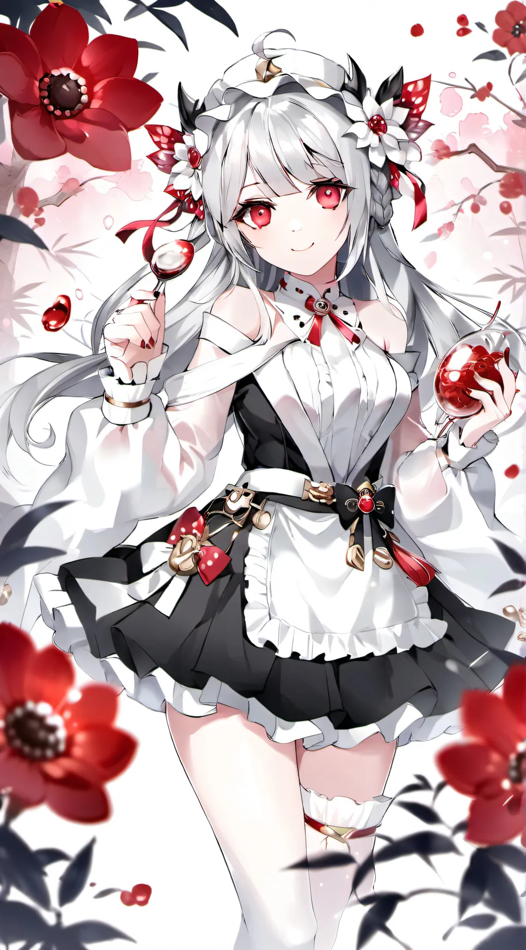 ai character: kitten  background