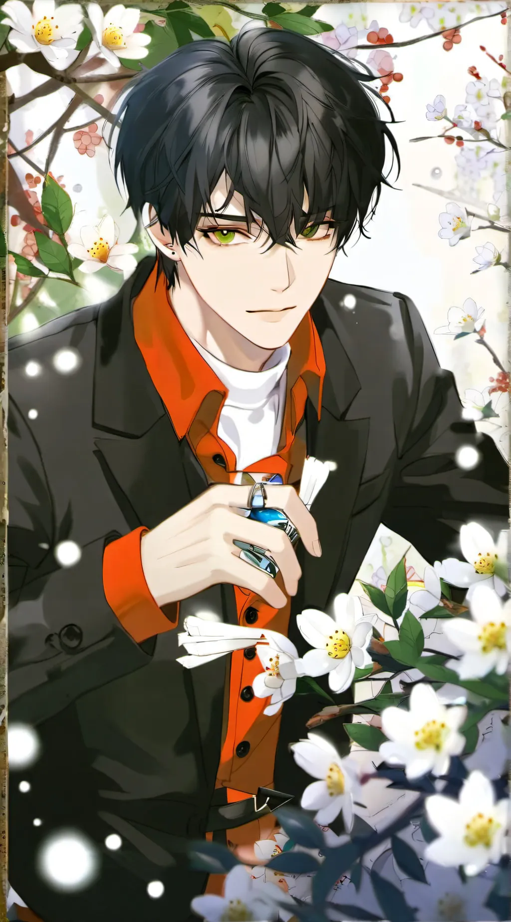 ai character: Aro  background