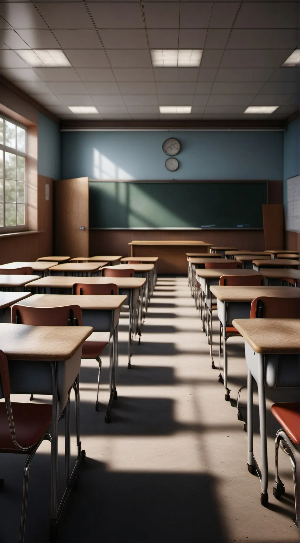 ai character: Classroom background