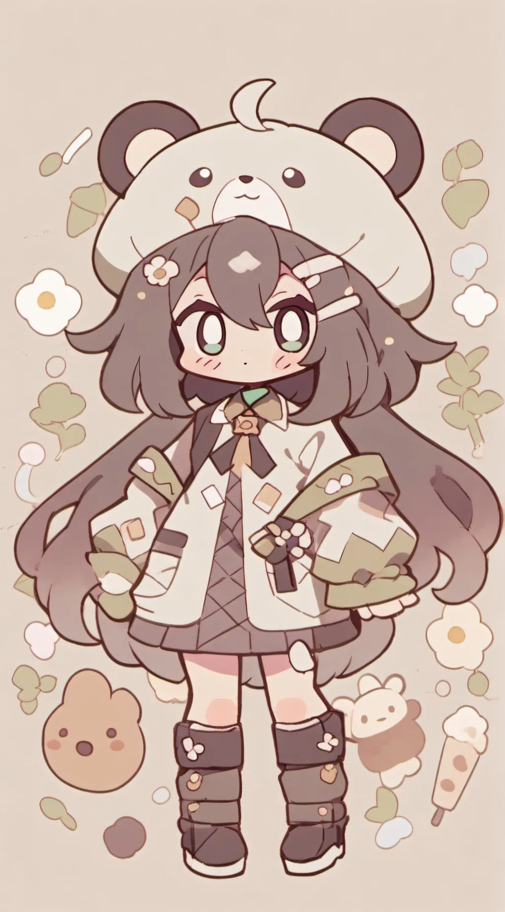 ai character: Aria background