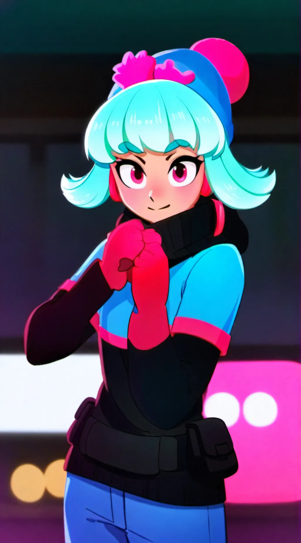 ai character: mandy  background