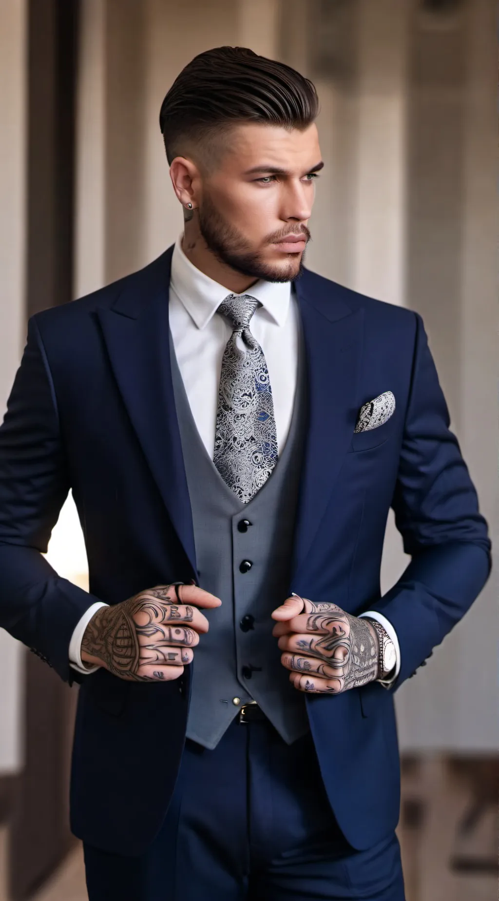 ai character: Morgan  background