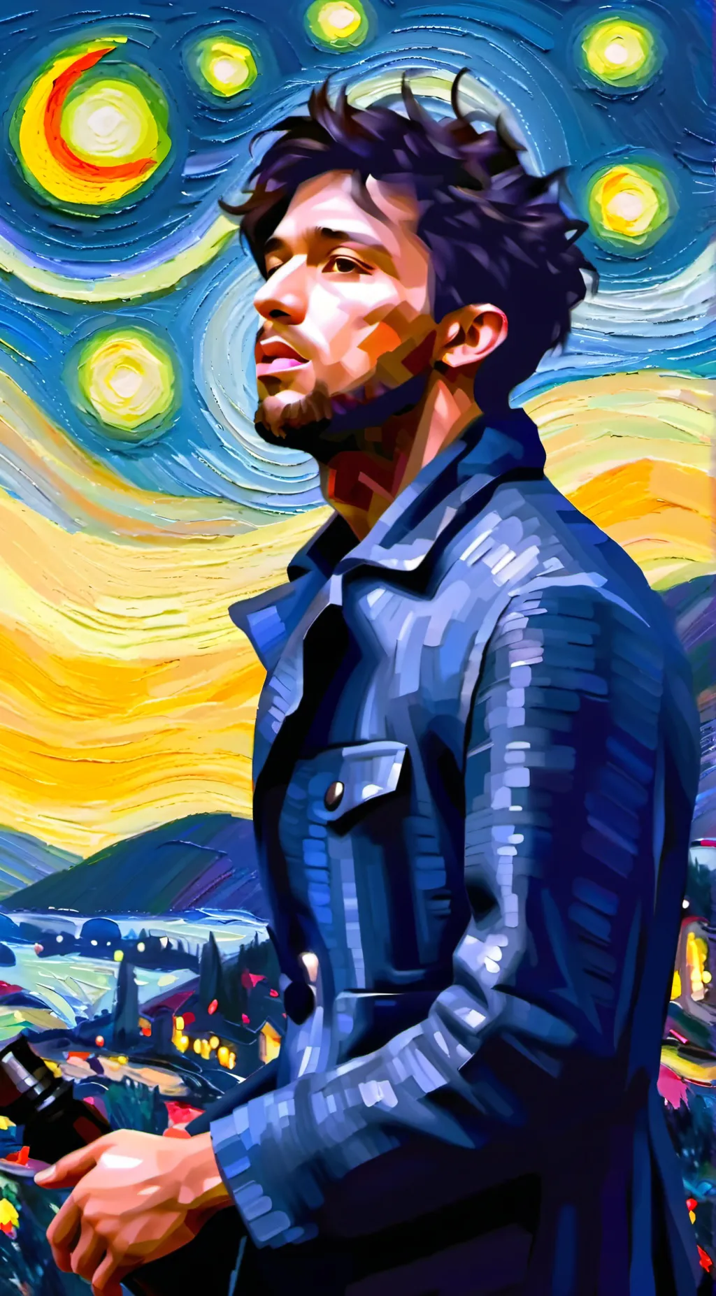 ai character: Issam background