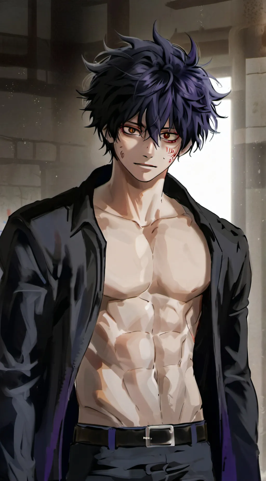 ai character: Dabi background
