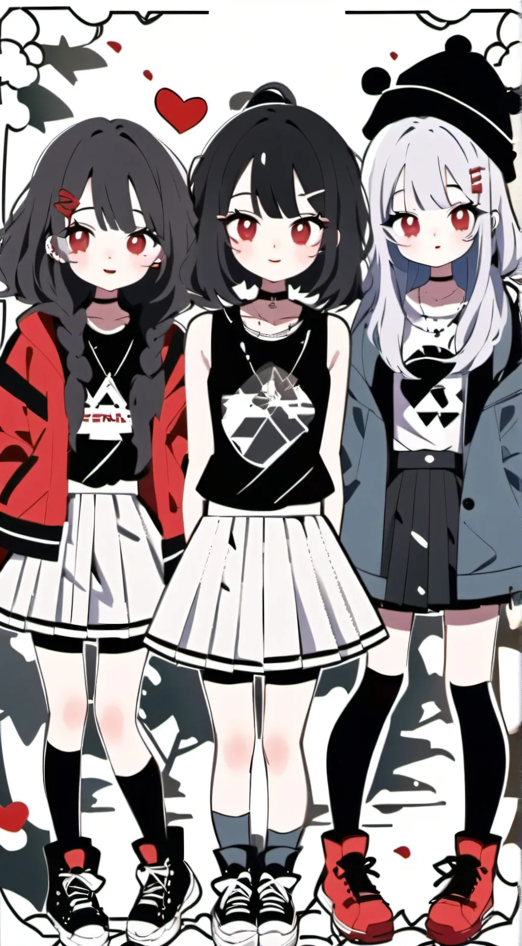 ai character: Minnie, Luna, Jane background