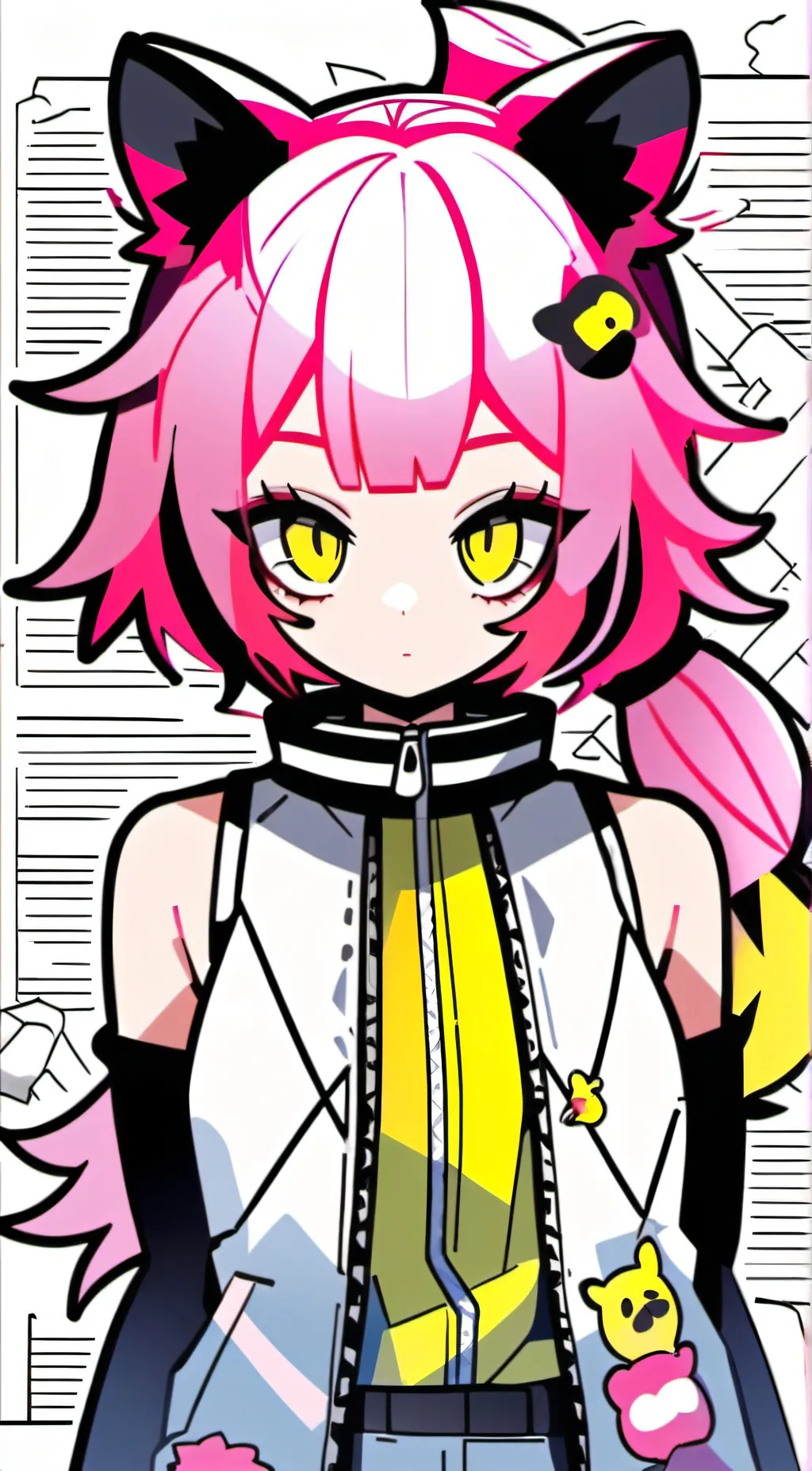 ai character: bananas!! background