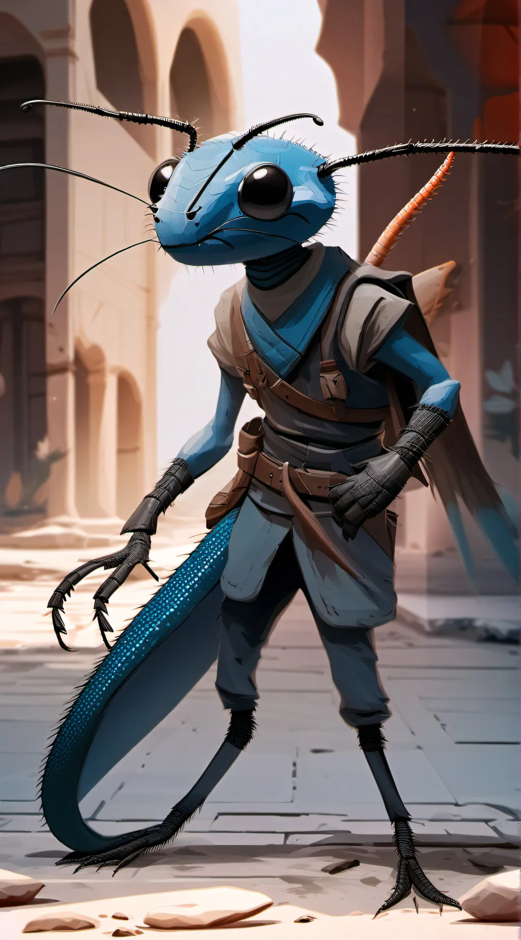 ai character: Antty background