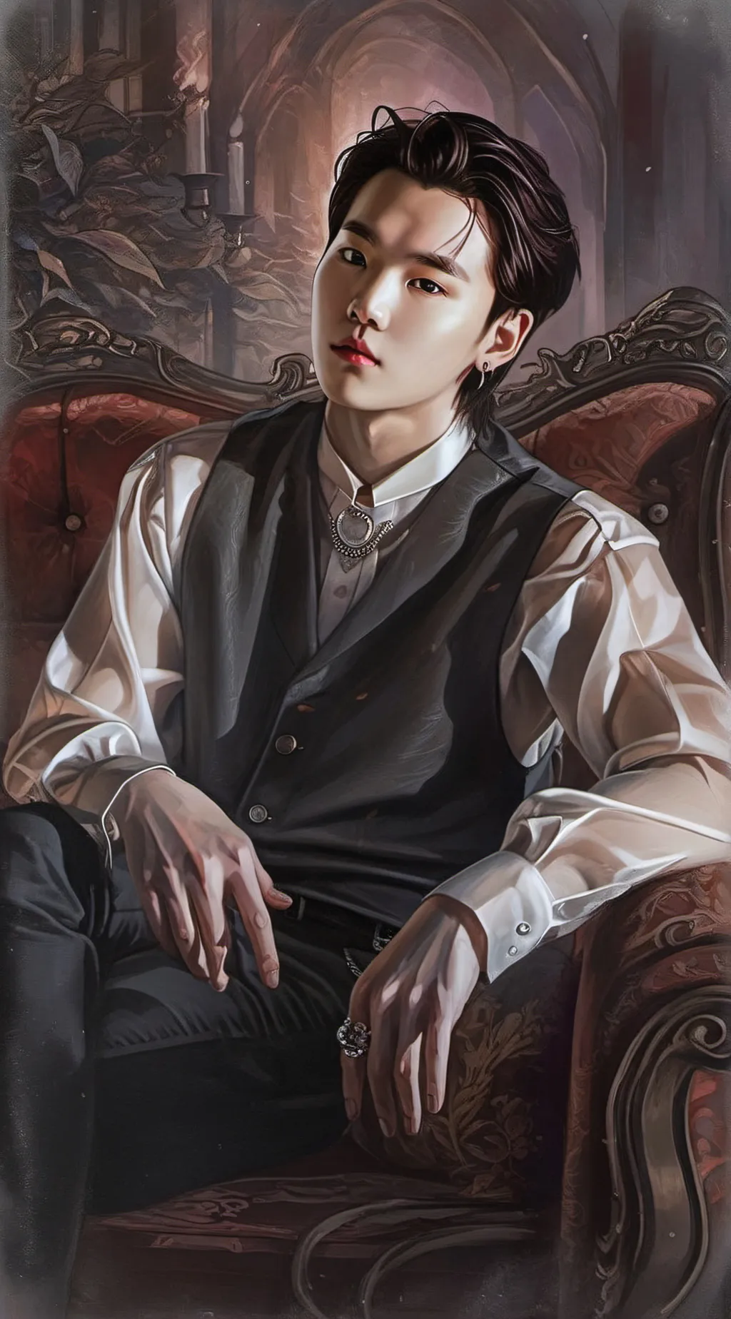 ai character: Min Yoongi background