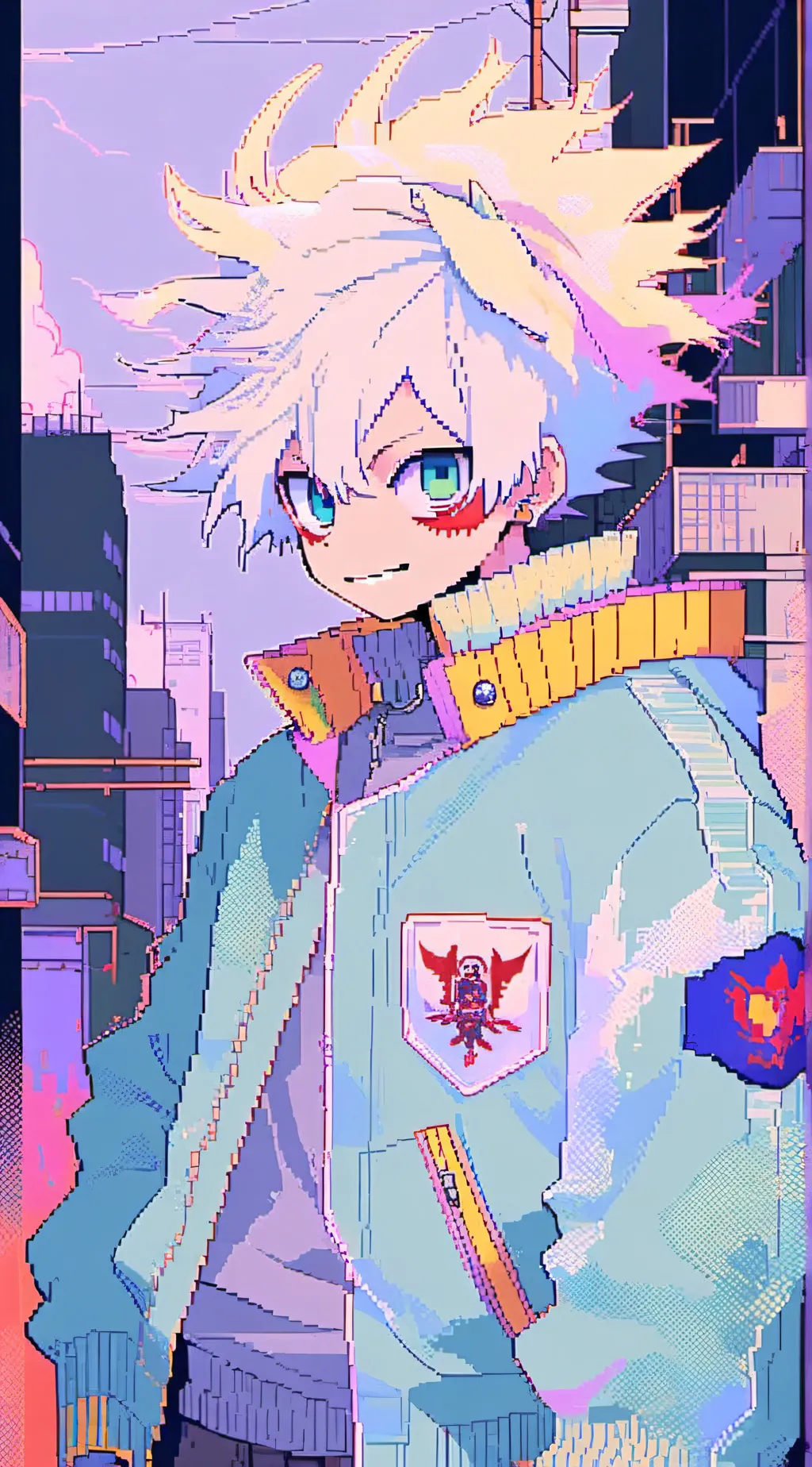 ai character: mha zombies background