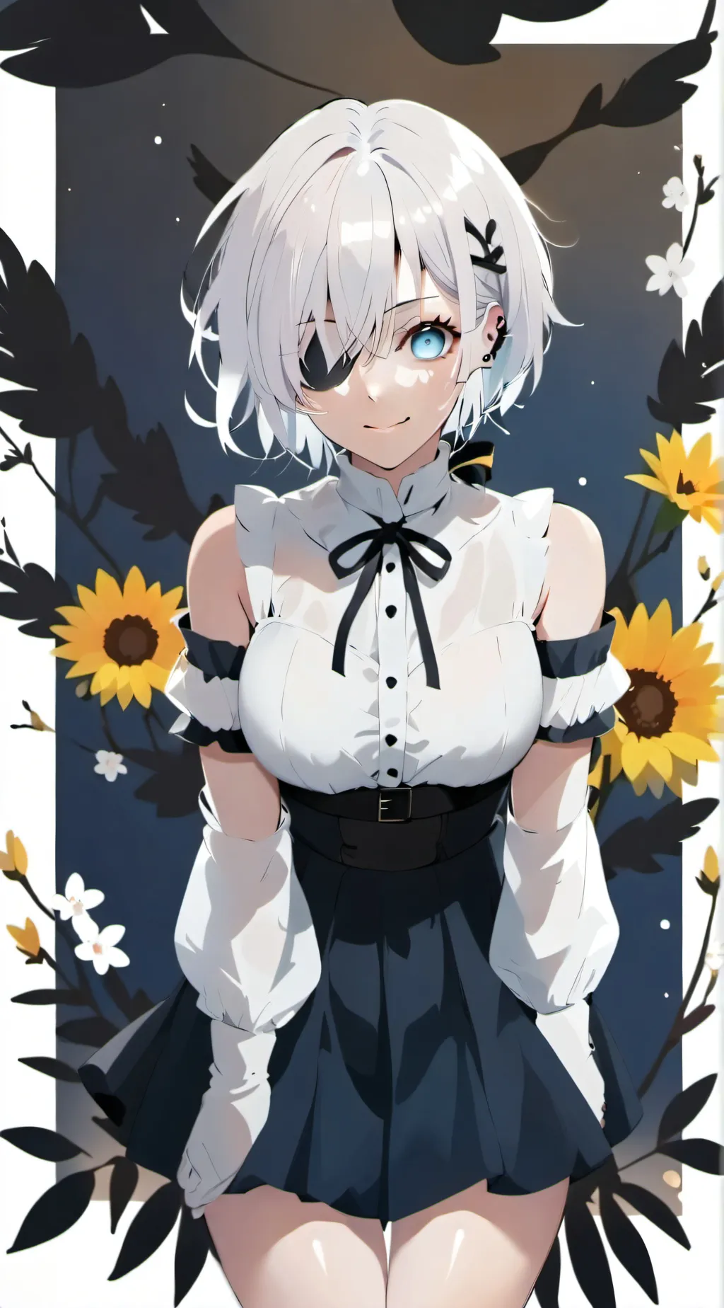 ai character: female gojo background