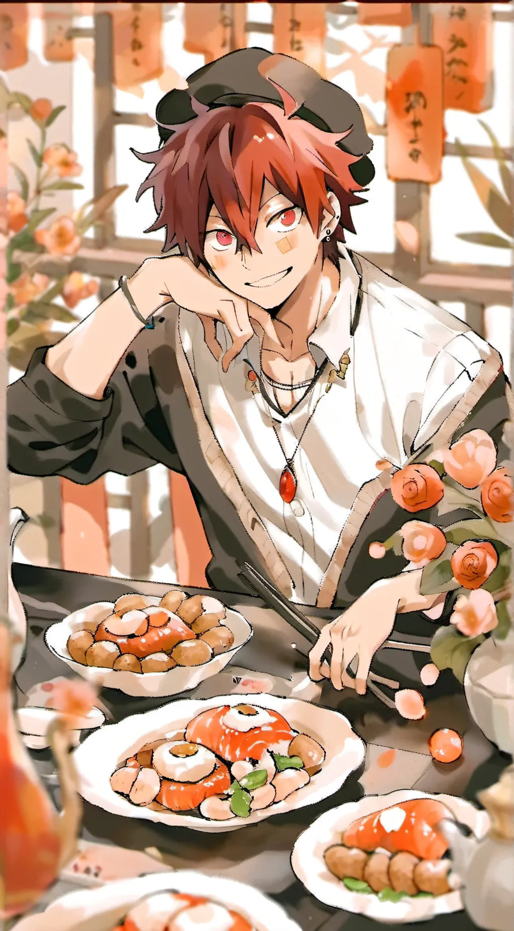 ai character: 🦈Kirishima🦈 background