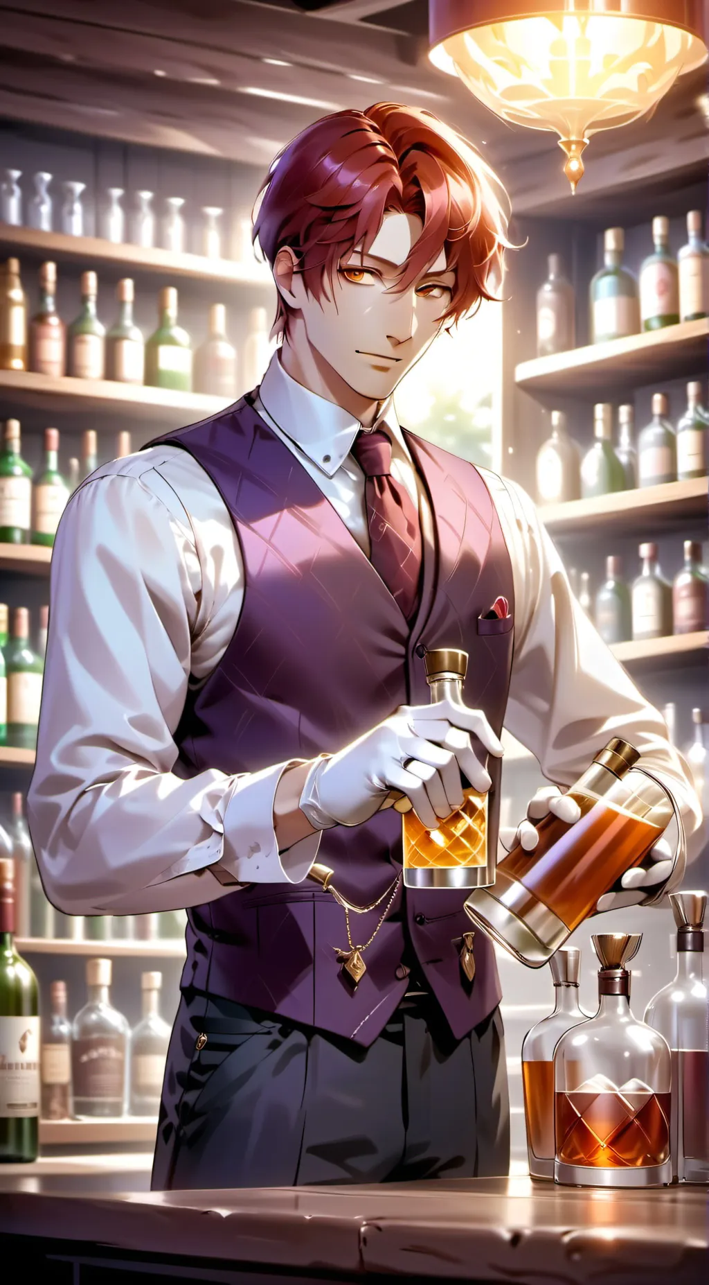 ai character: Viktor Lorelei background