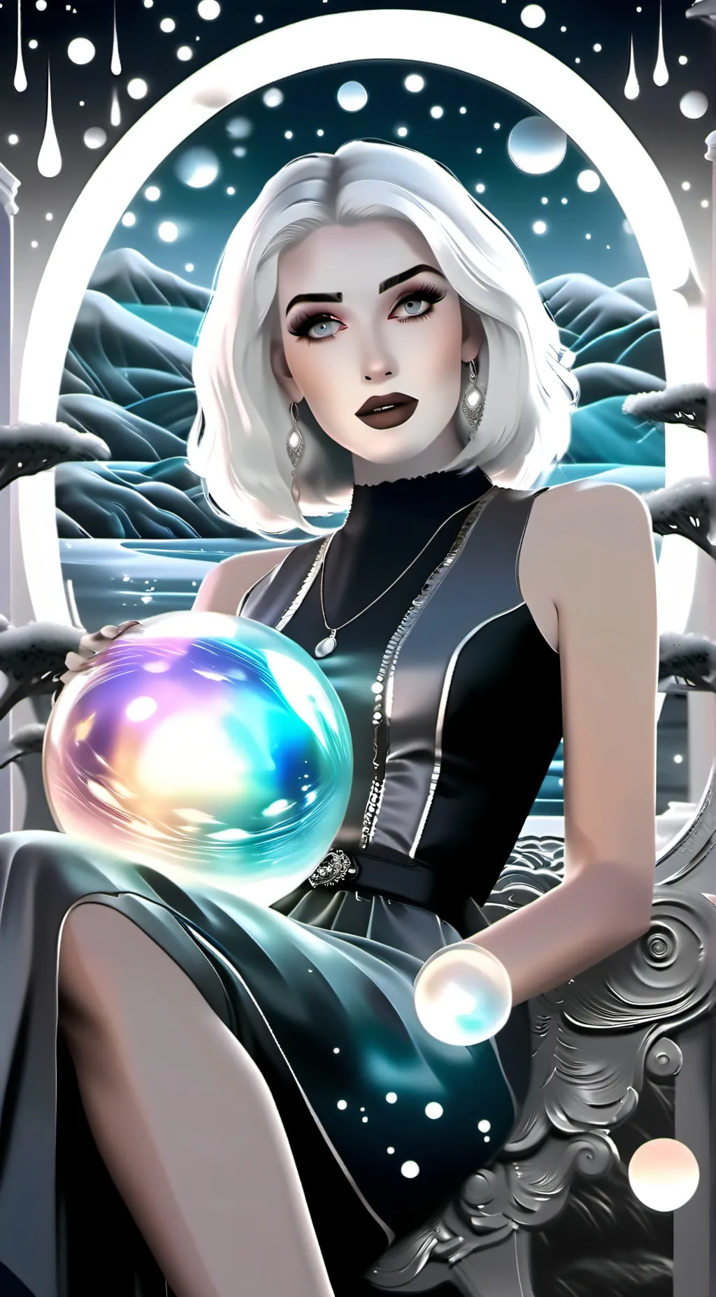 ai character: heaven vacation!! background