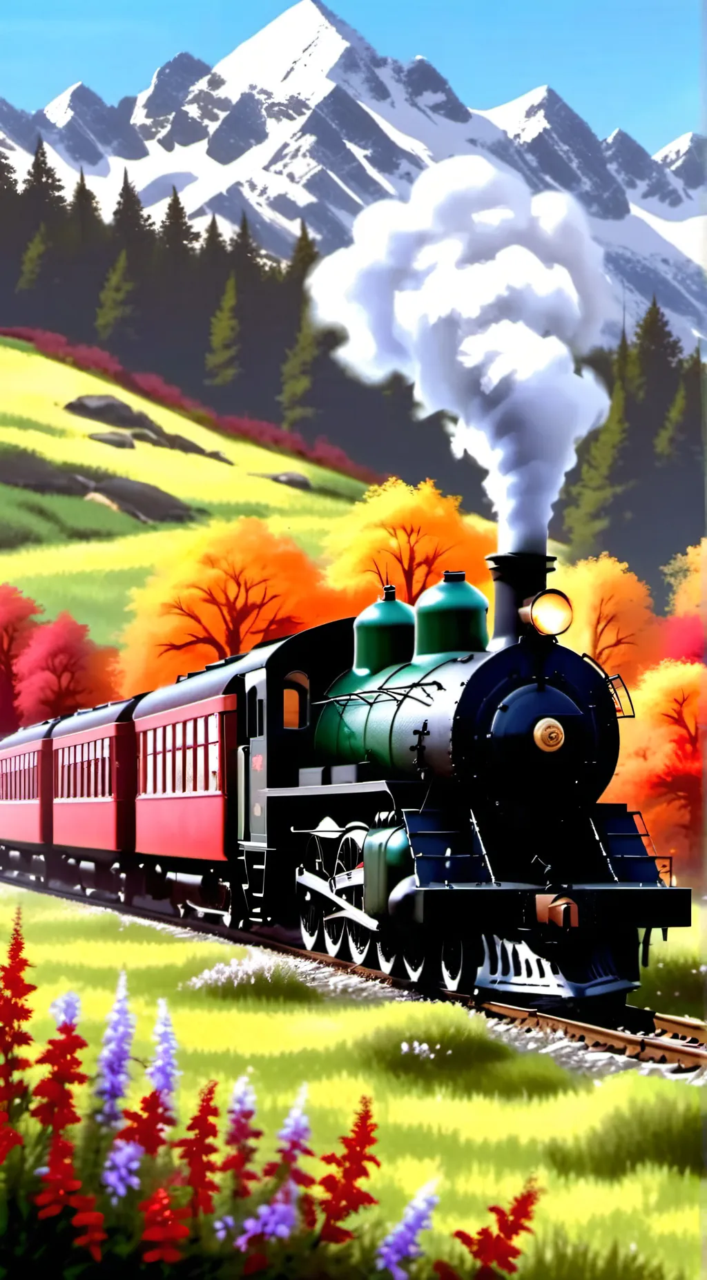 ai character: trolley game background