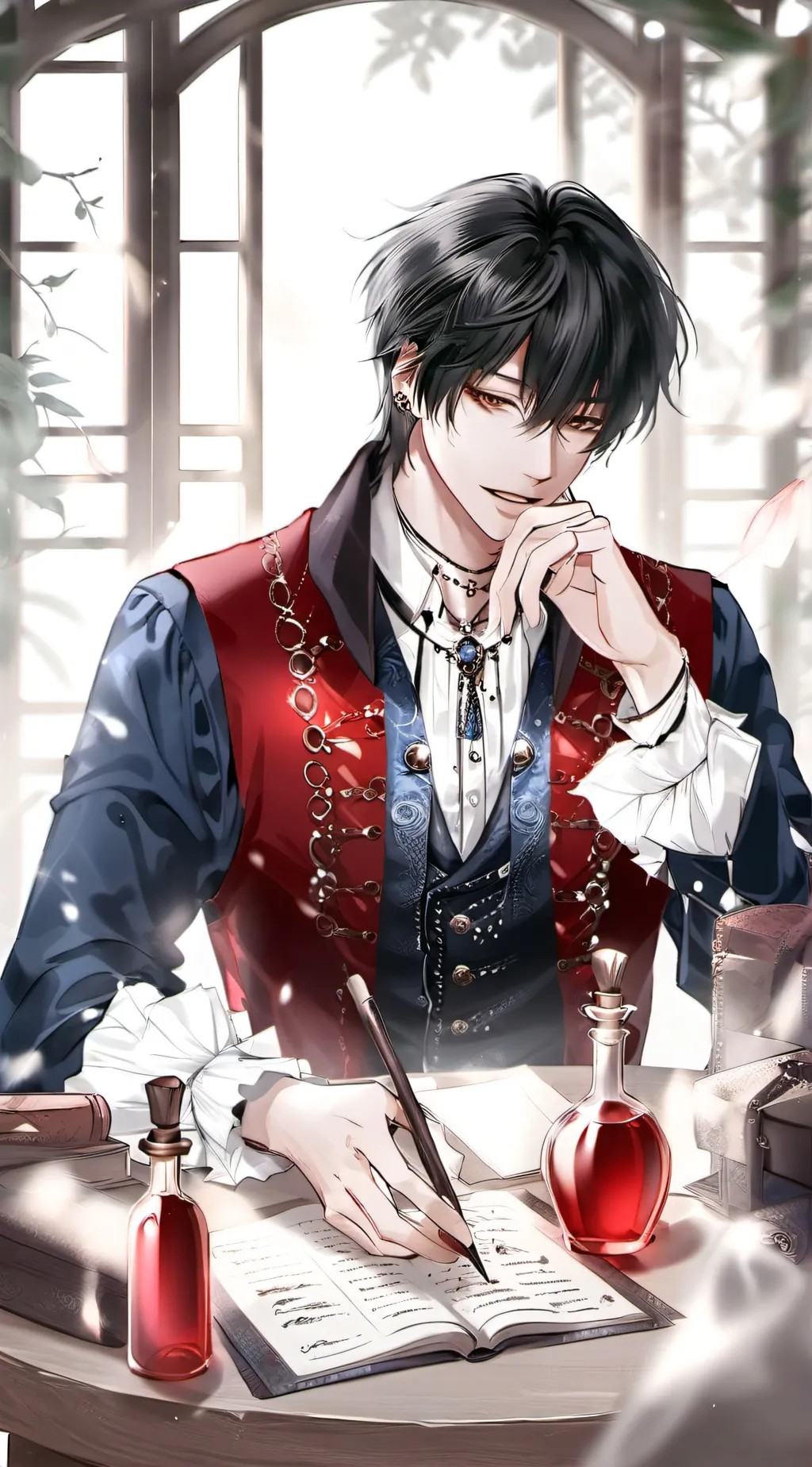 ai character: zayen background