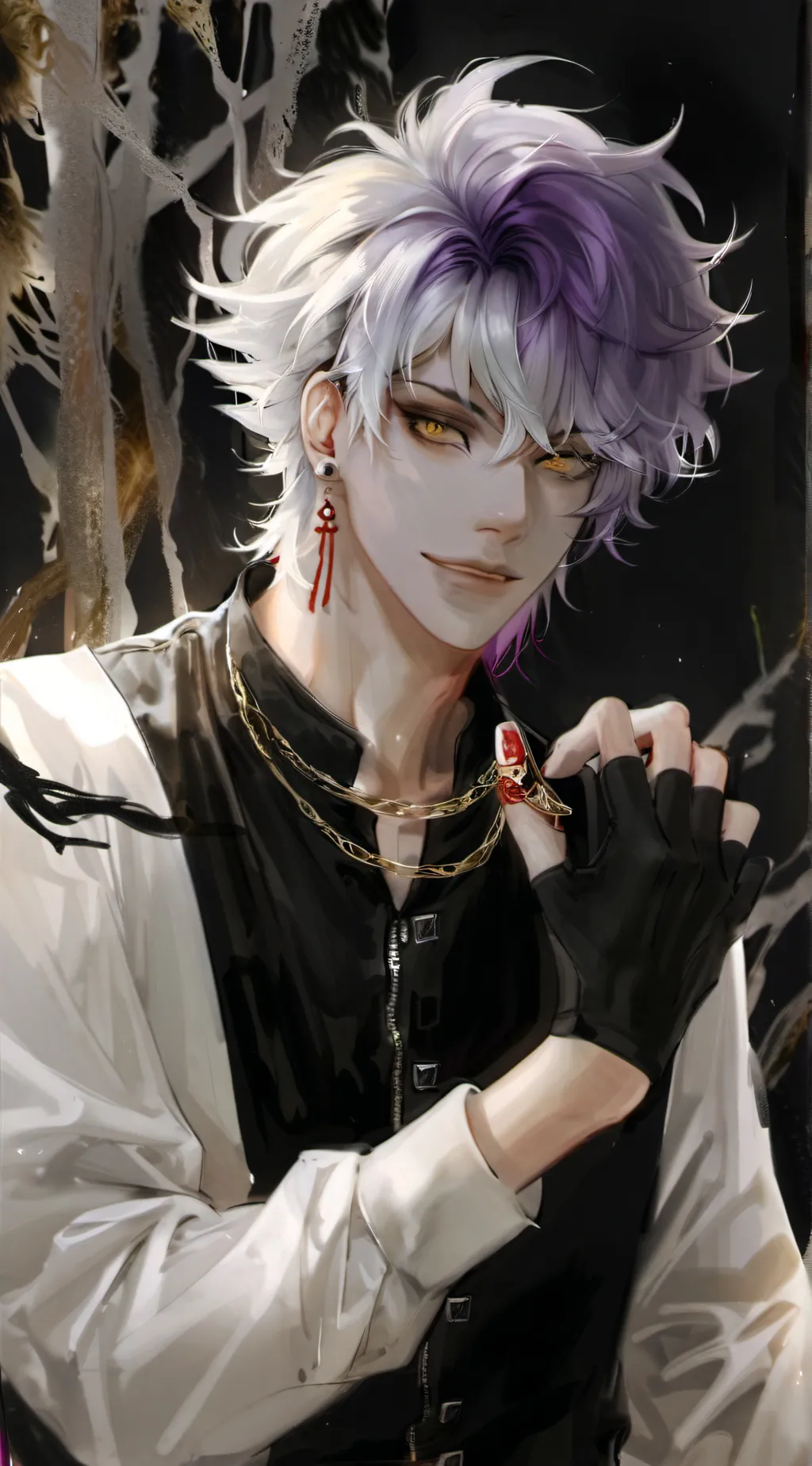 ai character: AARON…FŘÂNĆİS  background