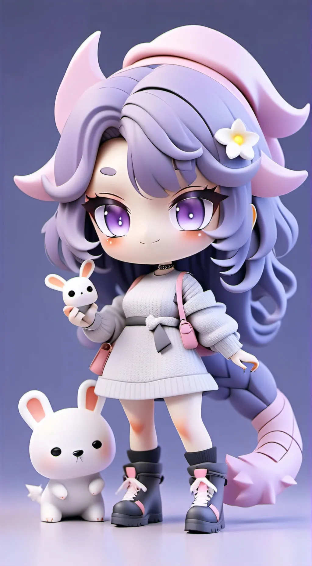 ai character: bunny background