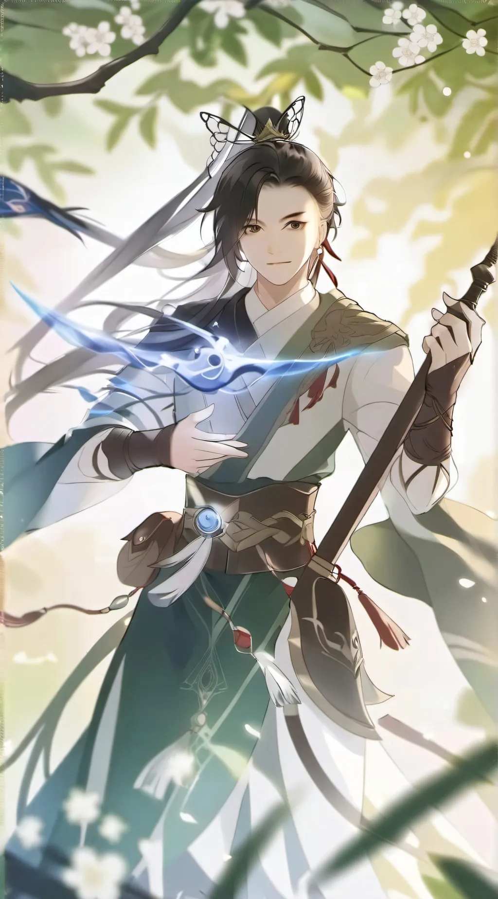 ai character: Demon slayer wish! background