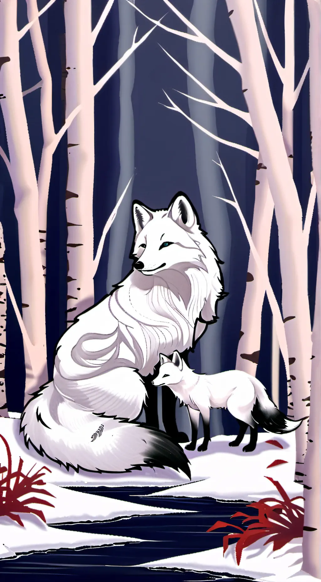 ai character: Arctic Exploration background