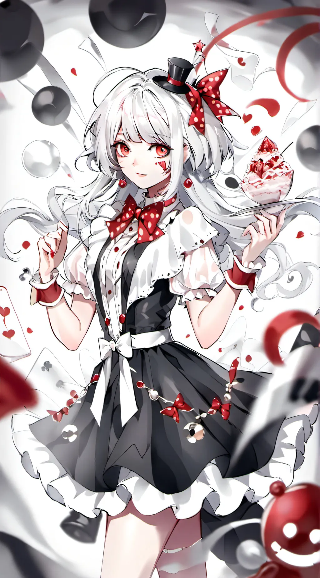 ai character: Fnia circus baby background