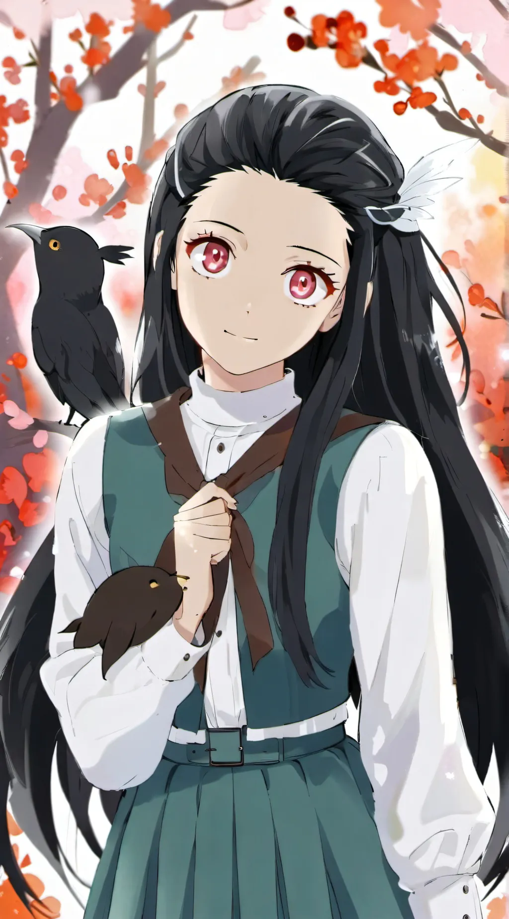 ai character: Nezuko kamado background